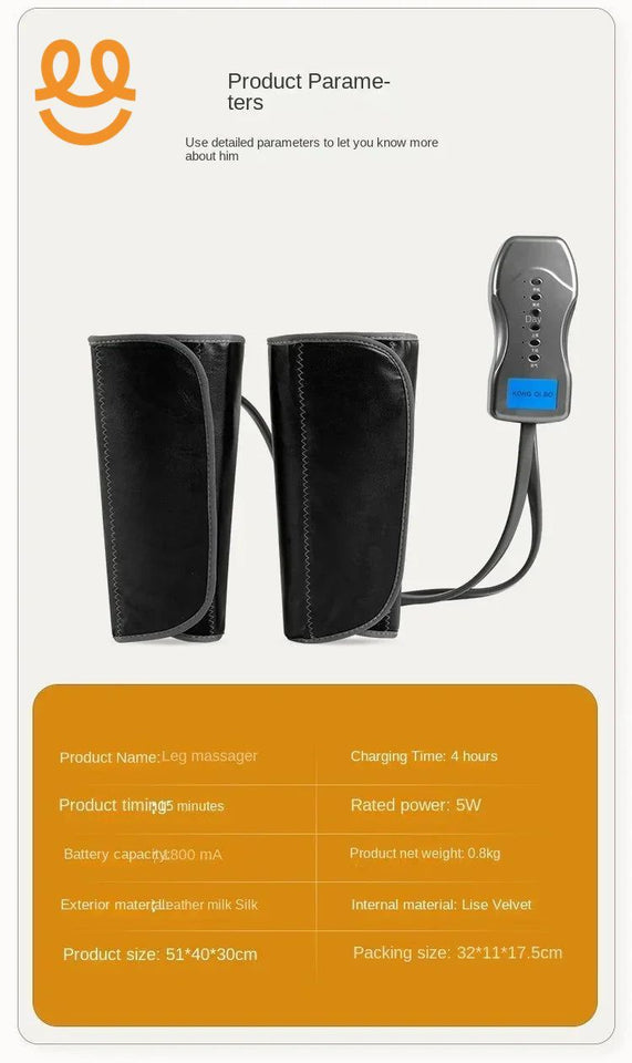 Electric Leg Massager – Pain Relief with Kneading Therapy
