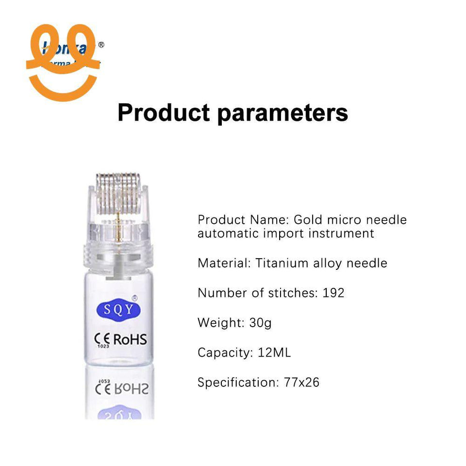 Bottle Derma Roller, Skin Rejuvenation, Anti-Aging Facial Treatment Tool