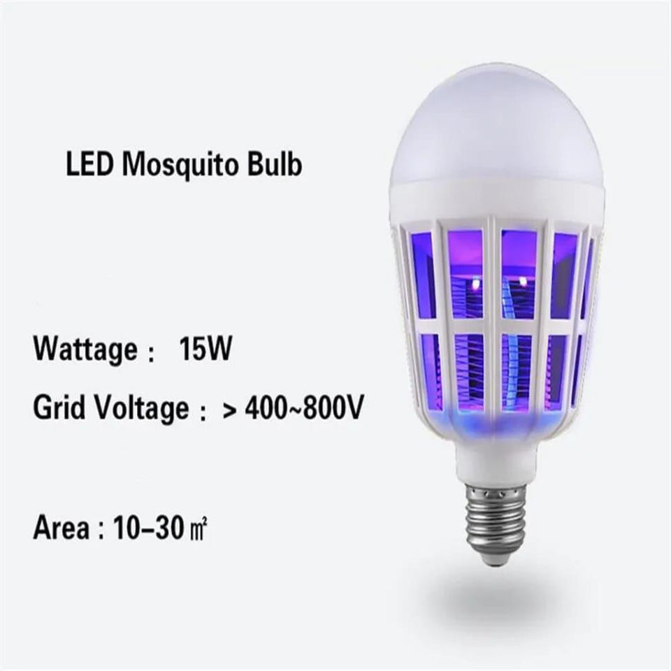 2-in-1 LED Electric Mosquito Killer Bulb & Lamp