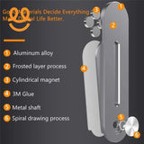 Magnetic Foldable Laptop Side Phone Holder Adjustable Mobile Mount